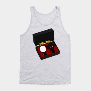 slenderman and zalgo chibi figure Tank Top